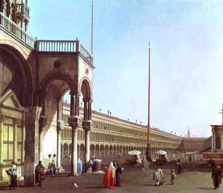 Piazza di San Marco vue du Palais des Doges - Giovanni Antonio Canal