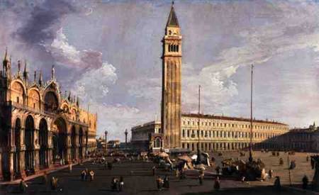 Piazza San Marco, regardant vers le sud-ouest - Canal Giovanni Antonio