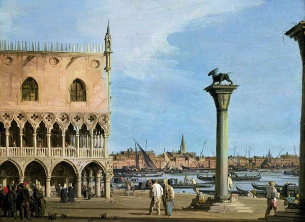 La Piazzetta di San Marco en regardant vers le sud, Venise - Giovanni Antonio Canal