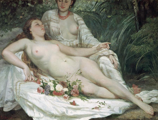 Les bains - Gustave Courbet