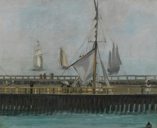 La jetée de Boulogne-sur-Mer - Edouard Manet