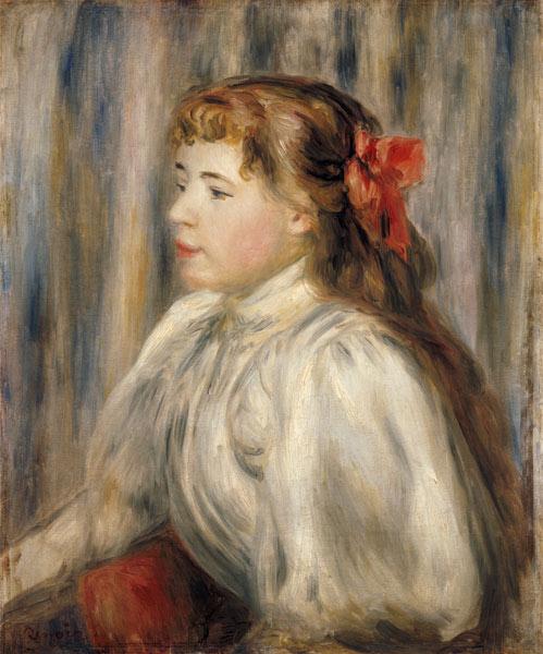 Portrait d'une jeune fille - Pierre-Auguste Renoir