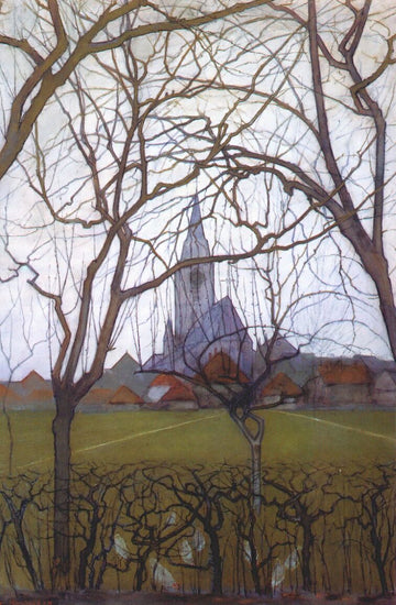 Église du village - Mondrian