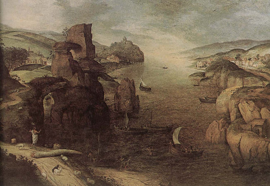 Landscape with Christ Appearing to the Apostles at the Sea of Tiberias - Pieter Brueghel l'Ancien
