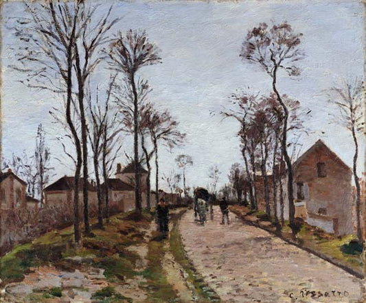 La route de Saint Cyr à Louveciennes - Edouard Manet