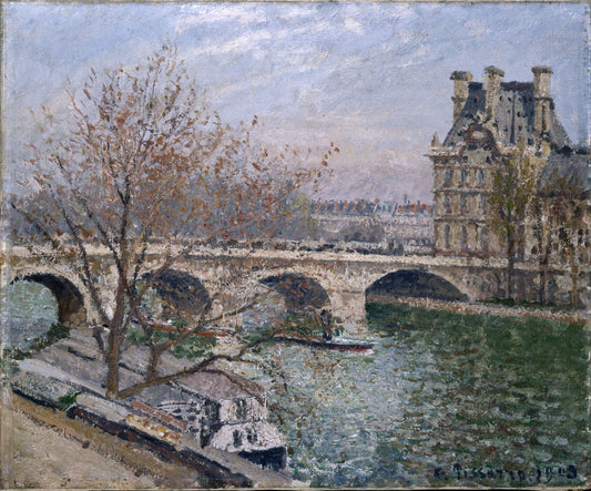 Le Pont-Royal et le Pavillon de Flore - Camille Pissarro