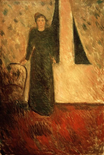 Portrait de Mme Alexandra Thaulow - Edvard Munch