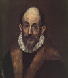 Portrait of an old man (presumed self-portrait of El Greco) - El Greco