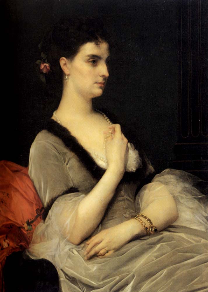 Portrait de la comtesse E.A. Vorontova-Dashkova - Alexandre Cabanel