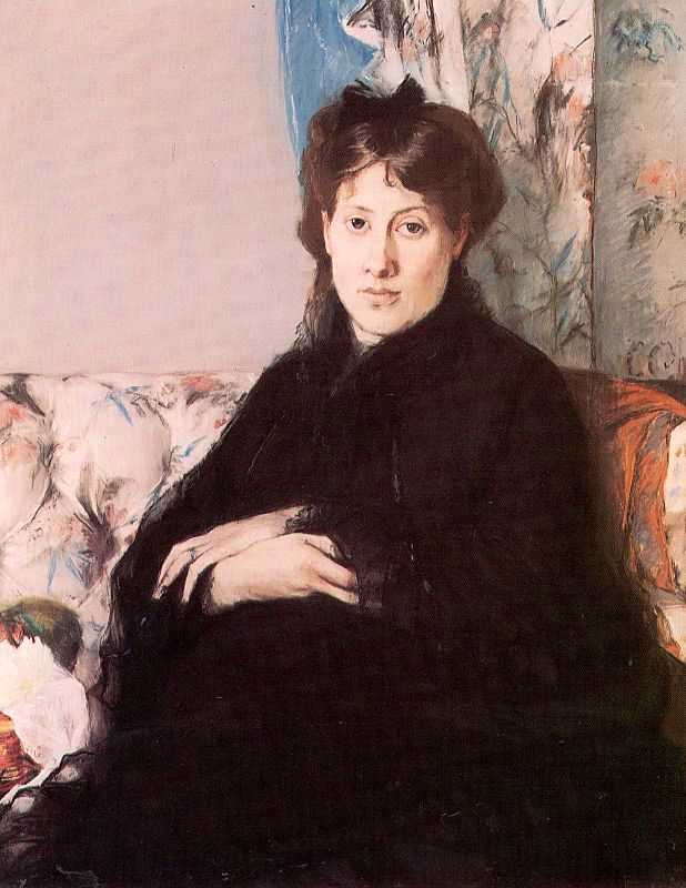 Portrait of Edma Pontillon - Berthe Morisot
