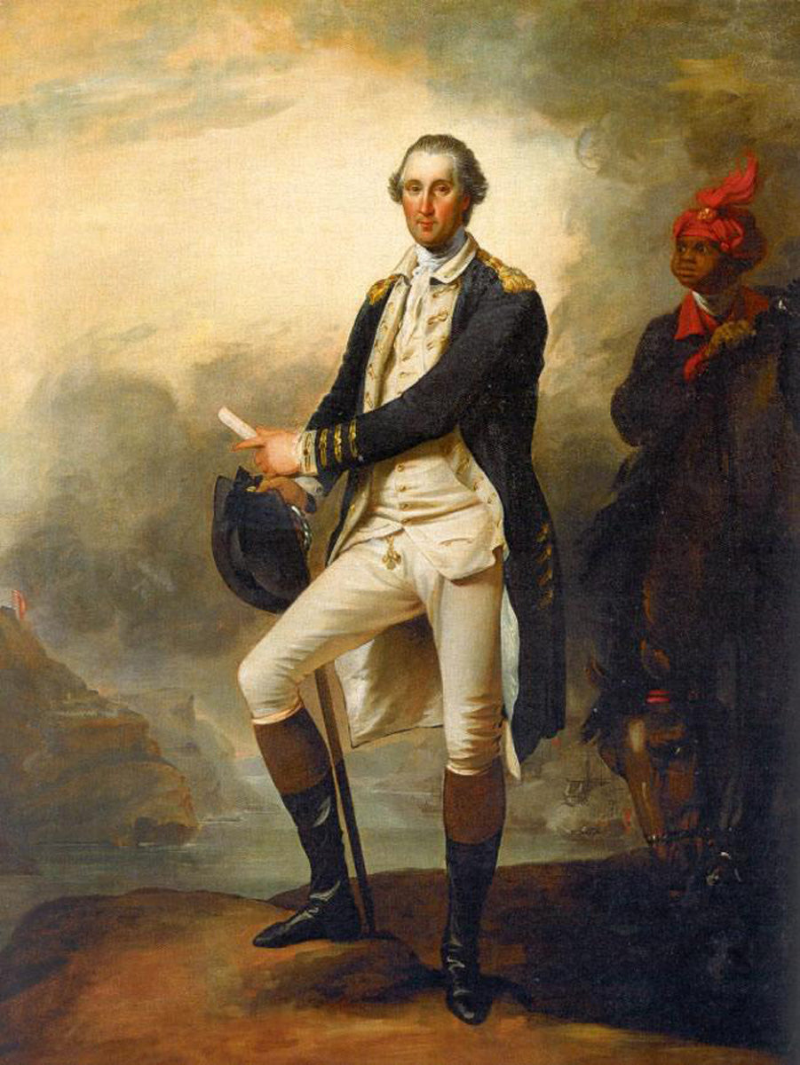 Portrait of George Washington and William 'Billy' Lee - John Trumbull