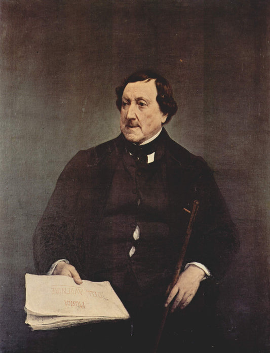 Portrait of Gioacchino Rossini - Francesco Hayez
