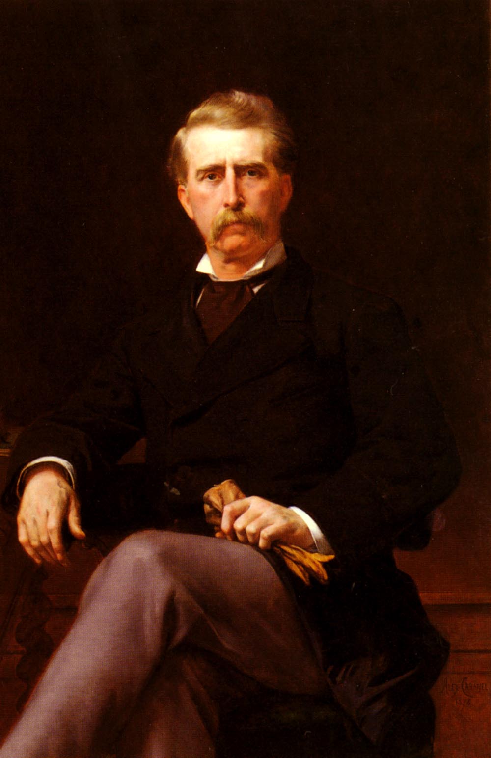 Portrait de John William Mackay - Alexandre Cabanel