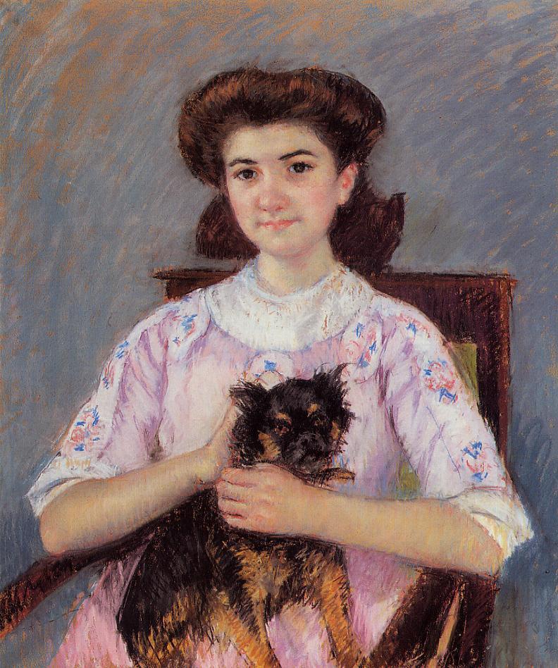 Portrait de Mie Louise Durand Ruel - Mary Cassatt