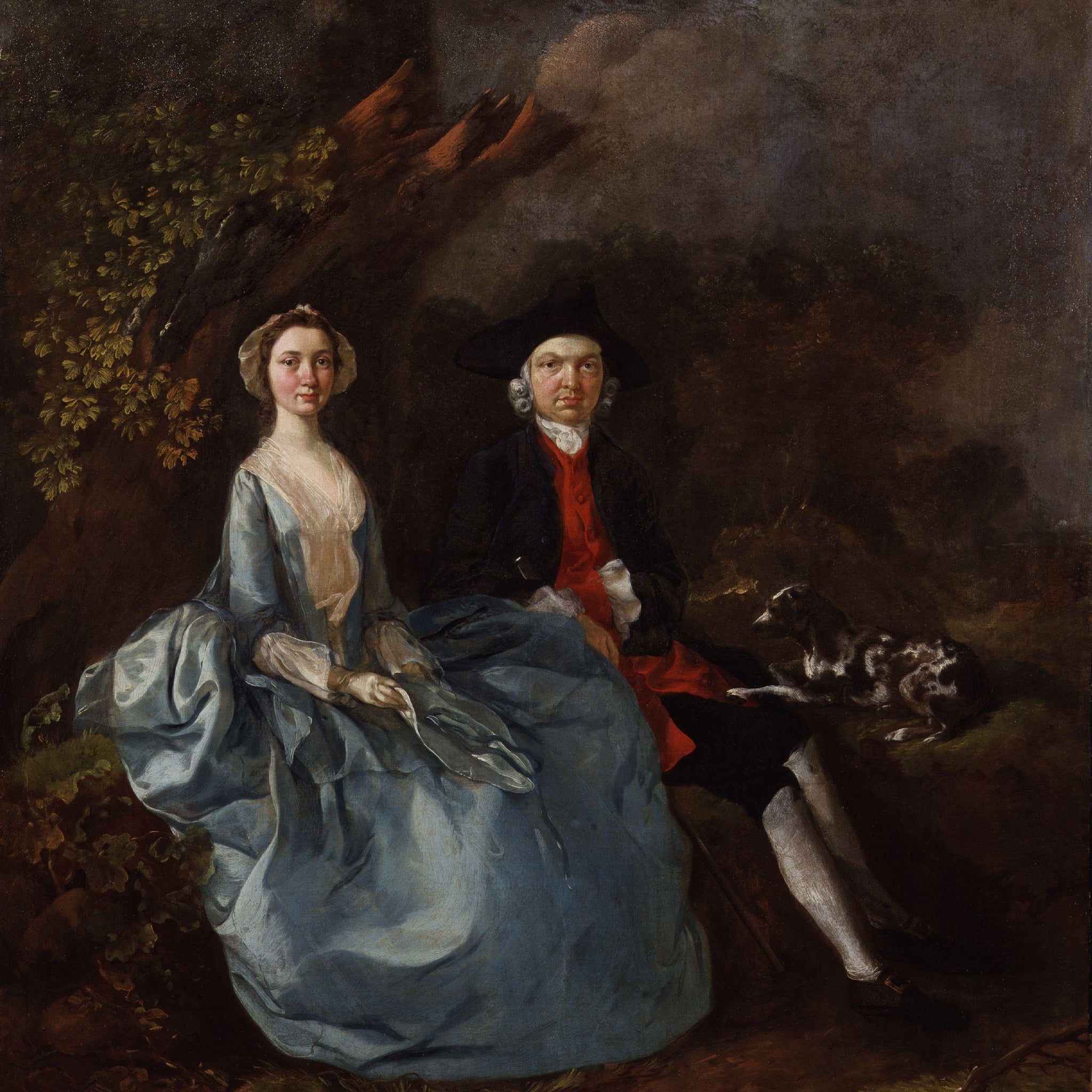 Portrait de Sarah Kirby (née Bull) et John Joshua Kirby - Thomas Gainsborough