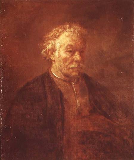 Portrait d'une personne âgée - Rembrandt van Rijn