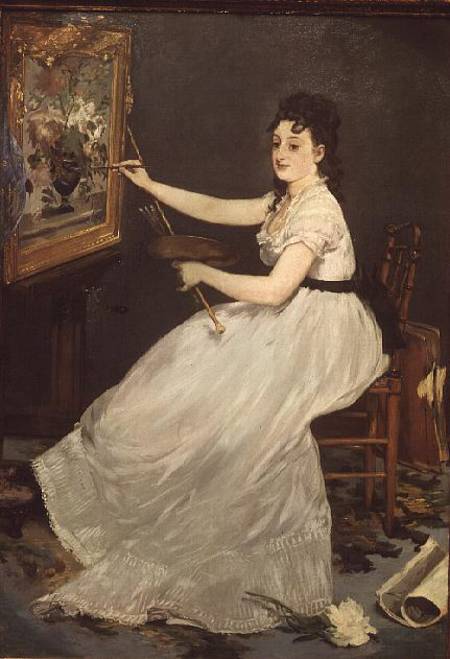 Portrait d'Eva Gonzales - Edouard Manet