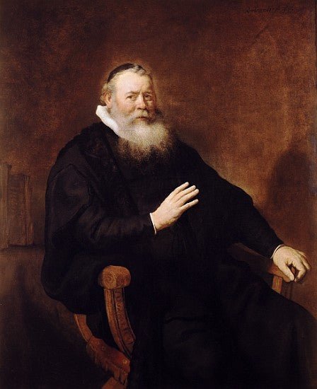Portrait du pasteur Eleazer Swalmius, 1637 - Rembrandt van Rijn