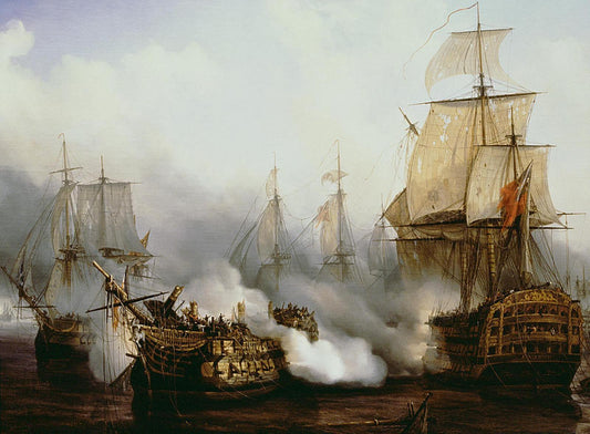 La bataille de Trafalgar - Louis Philippe Crepin