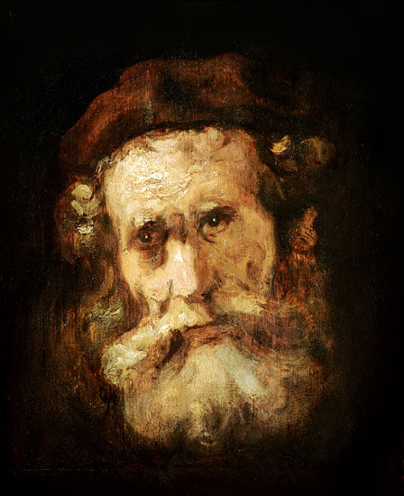 A Rabbi - Rembrandt van Rijn