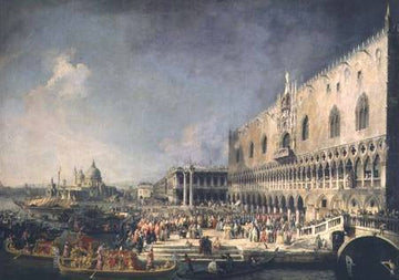 La réception de l'ambassadeur de France à Venise - Giovanni Antonio Canal