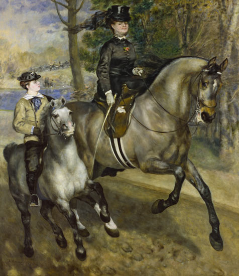 Cavaliers dans le bois - Pierre-Auguste Renoir