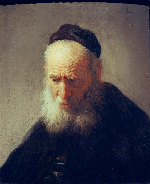 Tête d'un vieil homme - Rembrandt van Rijn