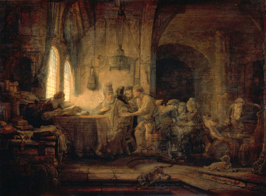 Les travailleurs de la vigne - Rembrandt van Rijn