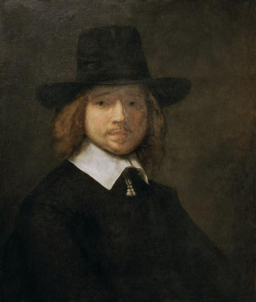 Cercle, portrait d'un gentleman - Rembrandt van Rijn
