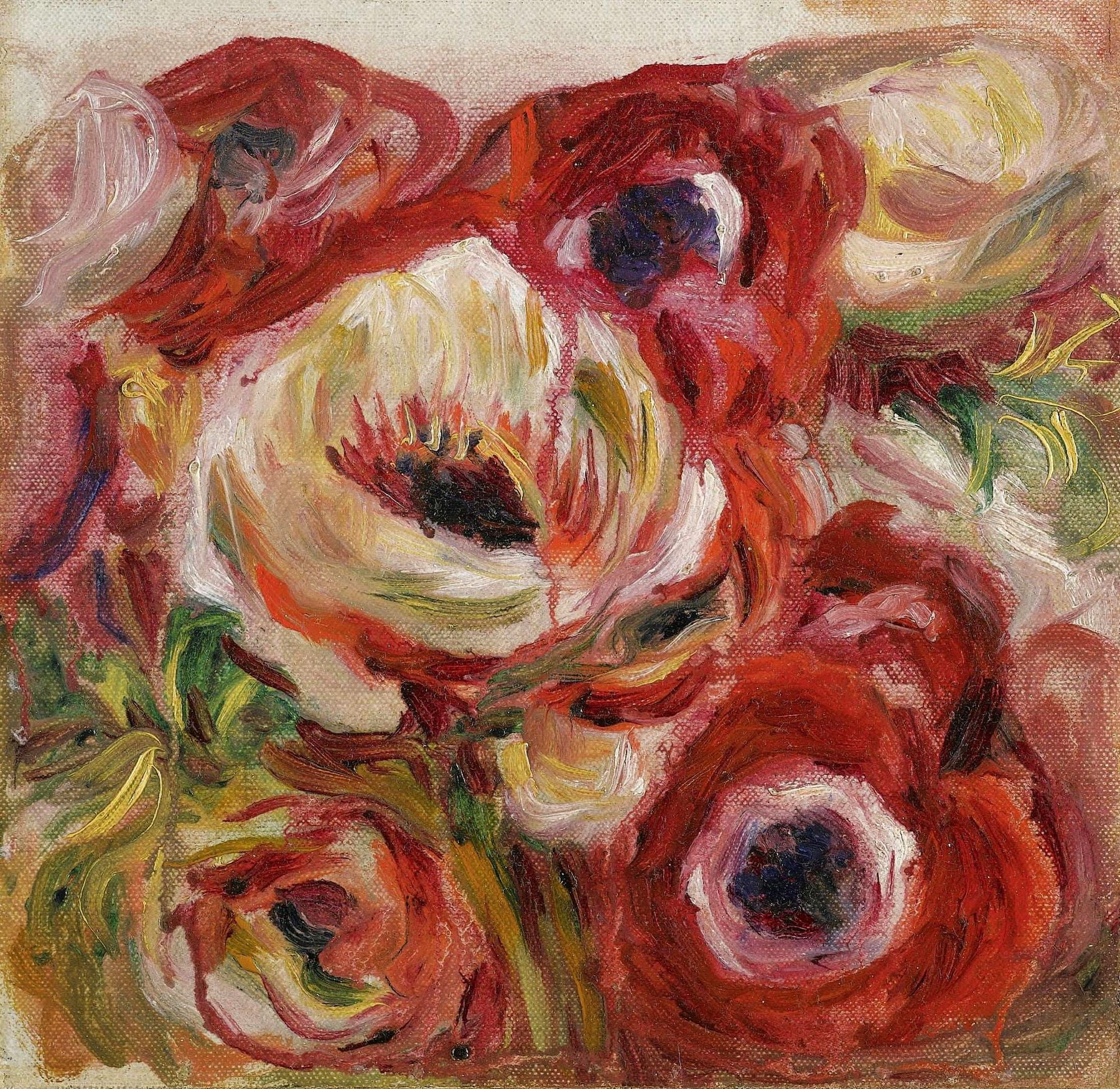 Anémones I - Pierre-Auguste Renoir