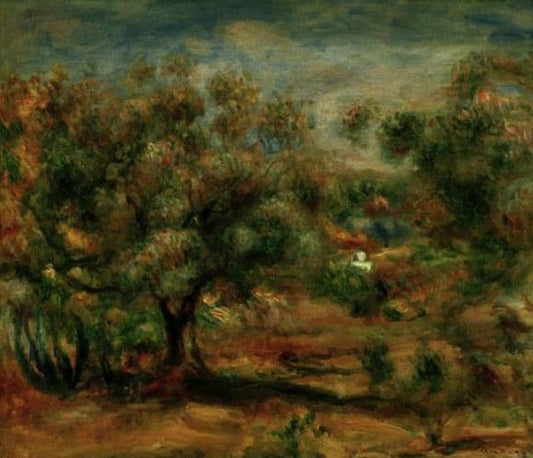 Paysage près de Cagnes 1909 - Pierre-Auguste Renoir