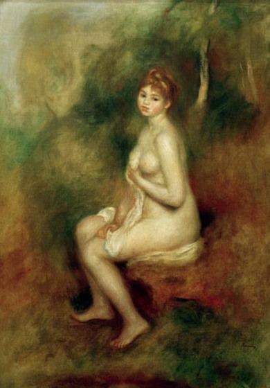 Nu dans un paysage 1889 - Pierre-Auguste Renoir