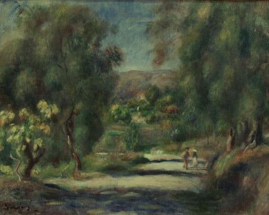 Paysage de Cagnes 1900 - Pierre-Auguste Renoir