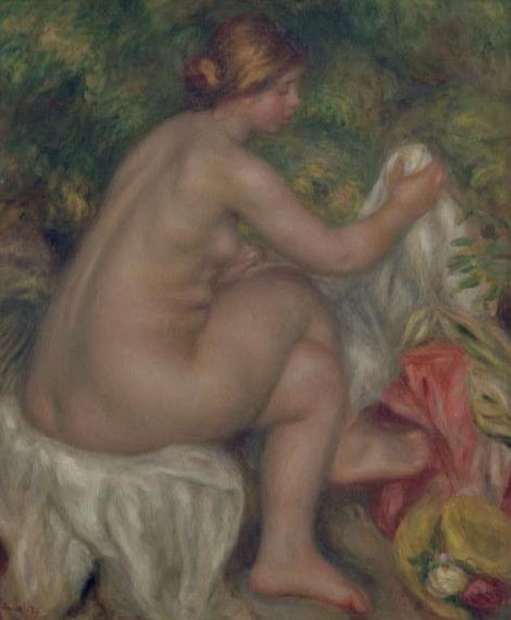 Le baigneur c.1903 - Pierre-Auguste Renoir