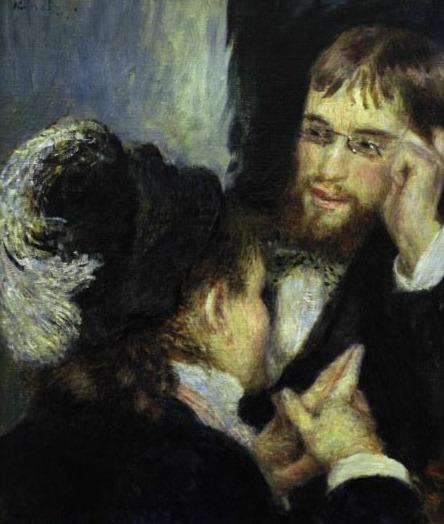 La conversation c.1878 - Pierre-Auguste Renoir