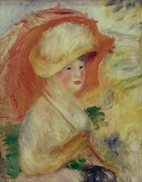 Femme avec un parasol 1883 - Pierre-Auguste Renoir