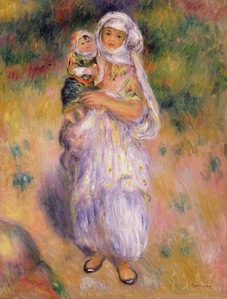 Femme et enfant algériens - Pierre-Auguste Renoir