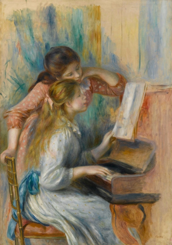 Jeunes filles au piano - Pierre-Auguste Renoir