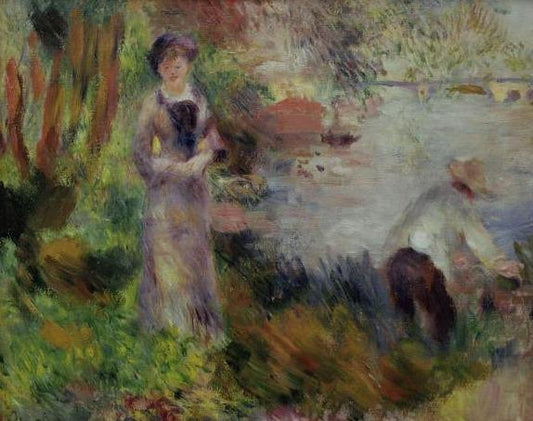 Sur les bords de la Seine à Agenteuil, 1878 - Pierre-Auguste Renoir