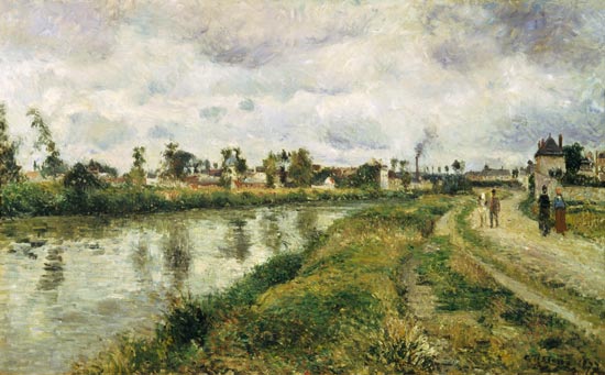 Paysage fluvial près d'Argenteuil - Camille Pissarro