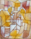 Rosa-Gelb (fenêtres et toits) - Paul Klee