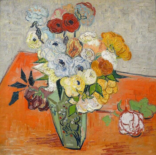 Roses et anémones - Van Gogh