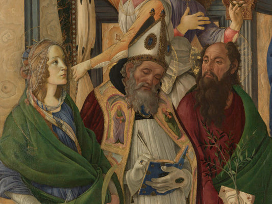 Katharina, Augustinus u.a. - Sandro Botticelli