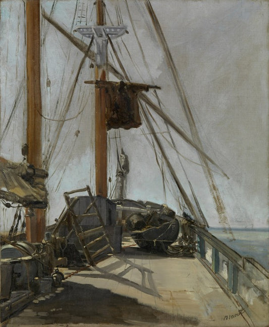 Le pont du navire - Edouard Manet