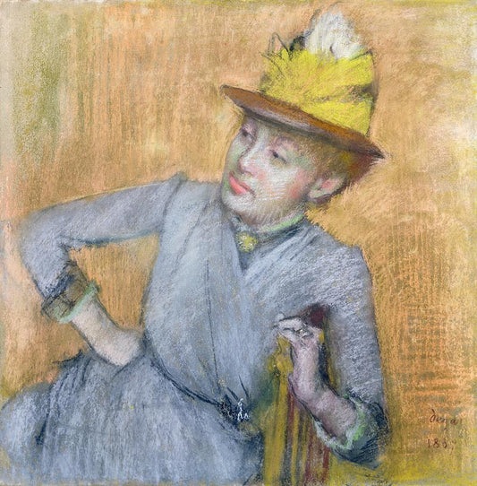 La femme assise - Edgar Degas