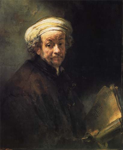 Auto-portrait comme Paul - Rembrandt van Rijn