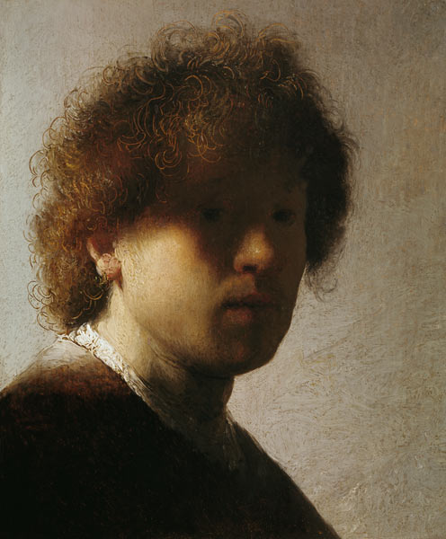 Autoportrait d'un jeune homme - Rembrandt van Rijn