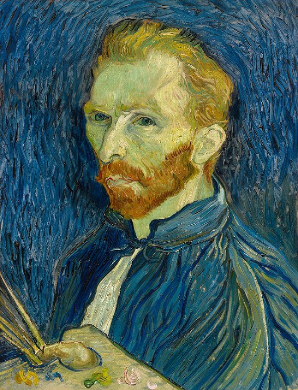 Auto portrait, 1889 - Van Gogh