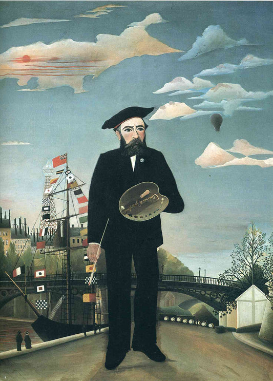 Autoportrait de L'ile Saint Louis - Henri Rousseau