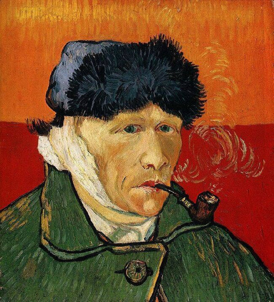 Autoportrait avec oreille bandée et pipe - Van Gogh